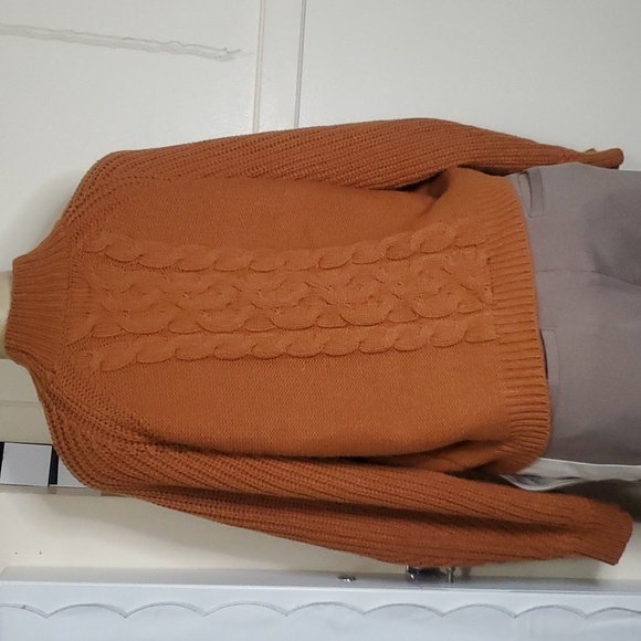 Blue Rain Cable Knit Sweater size L - Picture 4 of 9